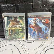 Uncharted Drakes Fortune - Uncharted 2 Sony PlayStation 3 PS3 CIB COMPLETE