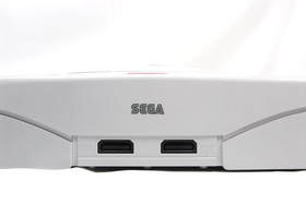 Sega Saturn White Console HST-3220 w/ Box Controller Matching Serial Tested