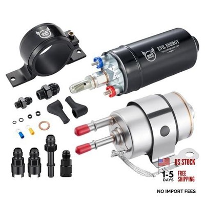 58 PSI Fuel Filter Regulator with External High Flow 300LPH Electric Inline