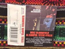 MIKE BLOOMFIELD AL KOOPER STEVE STILL Super Session cassette tape blues rock '88