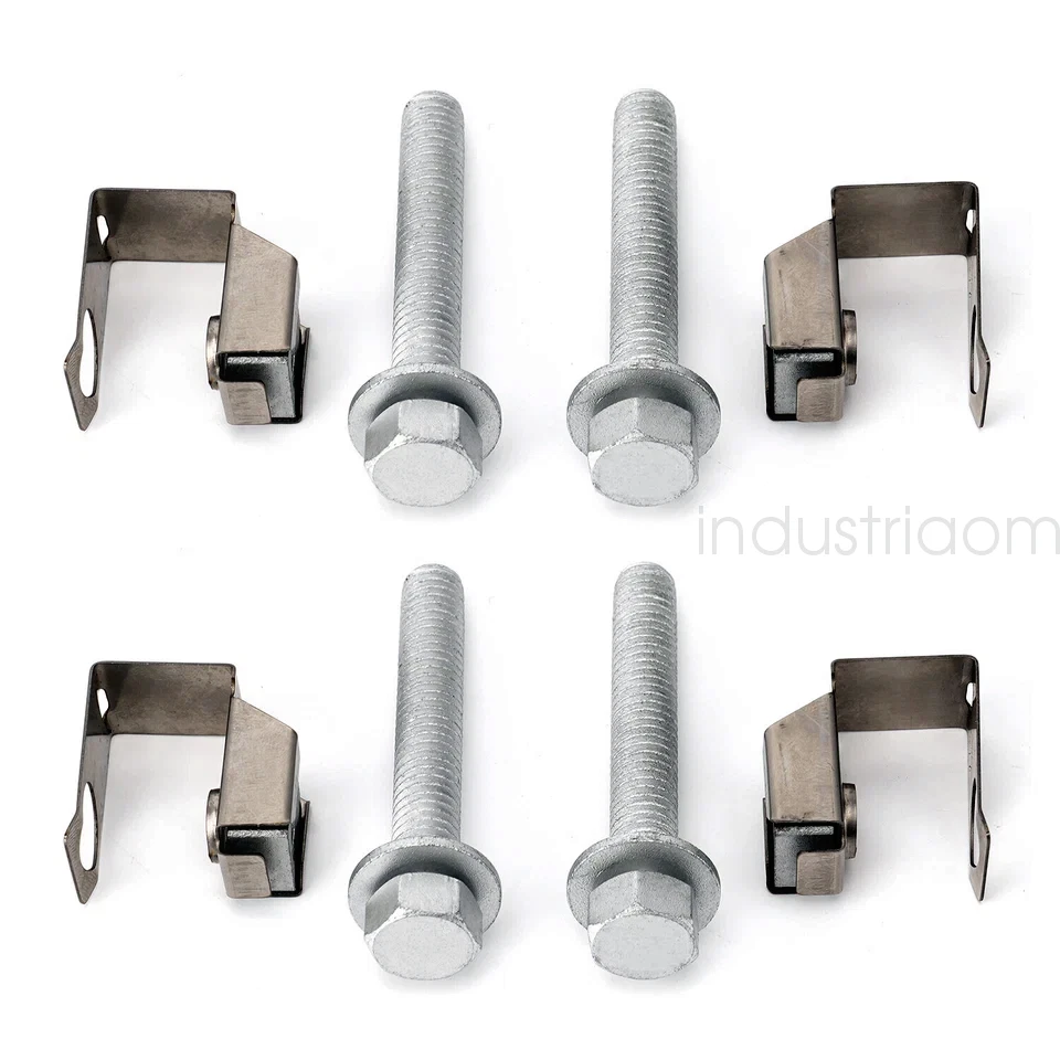 Kit de herrajes de brida de colector de escape 4 piezas para Dodge Ram 1500 03442 Foto 2 de 4