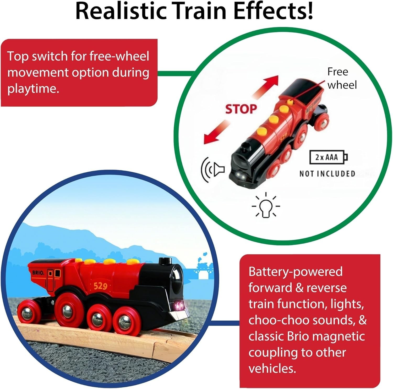 Mighty Red Locomotive Playtime