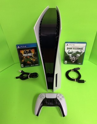Sony PlayStation 5 Disc Edition PS5 825GB White Console Gaming System-FREE SHIP