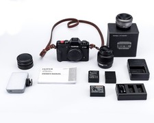 Fuji x-t20 camera W/ Fujifilm XC 35m  Ttartisan 27mm lens, Batteries, Chargers