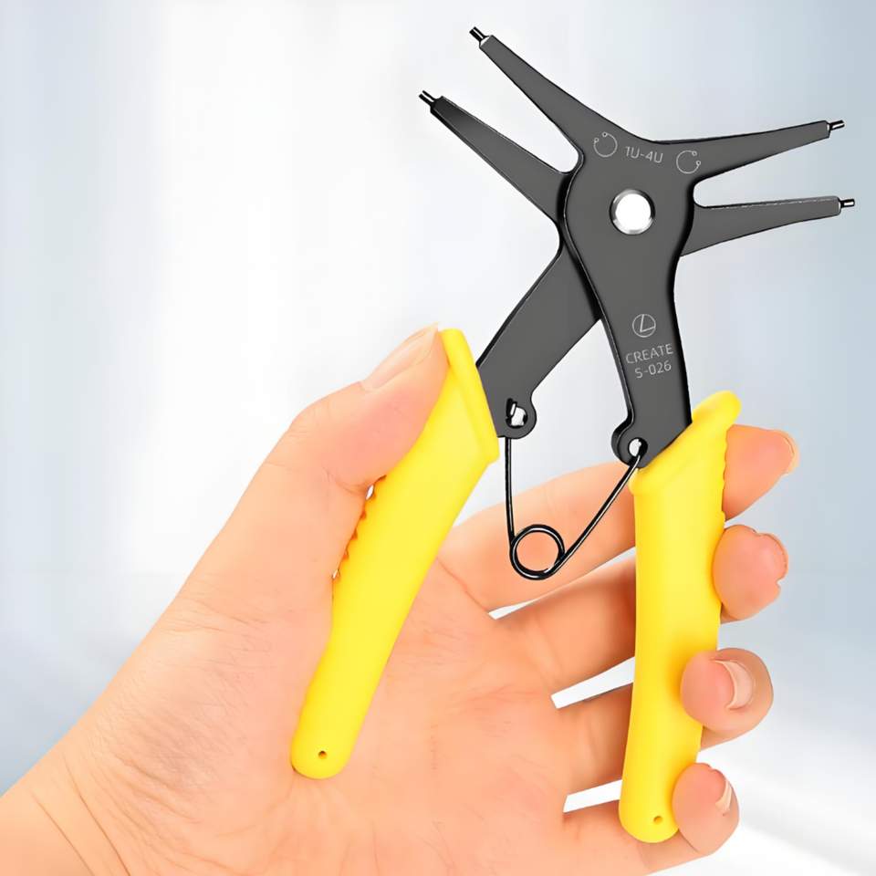 2-in-1 Internal External Snap Ring Plier Circlip Removal Tool with ...