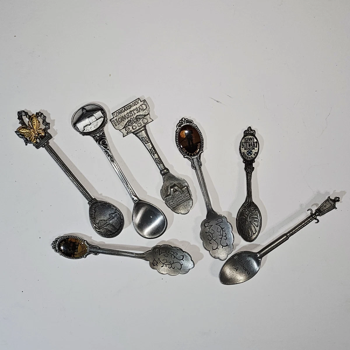 ヴィンテージの ピュータースプーン・コレクション ヴィンテージの ピュータースプーン・コレクション Vintage Pewter