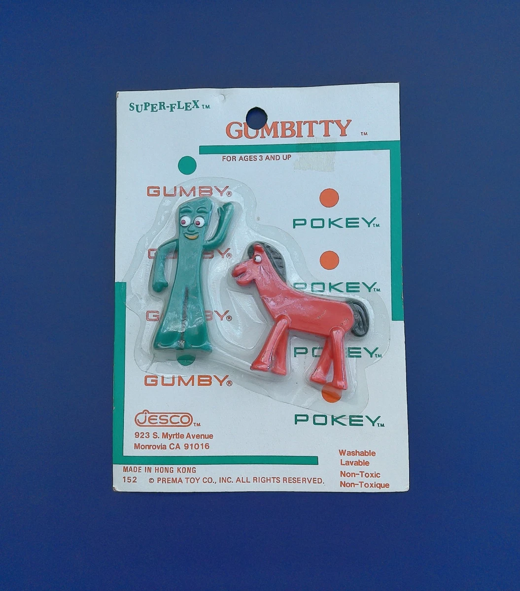 Gumby Cartoon & TV Character Action Figures 1980-1989 Time Period