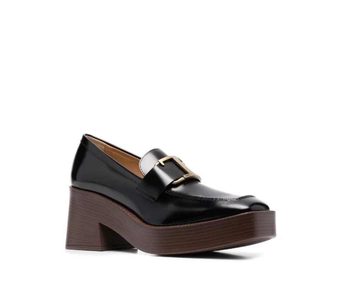 TOD’S Mocassini slip on donna Tod's in pelle nera con spolverini costava $860
