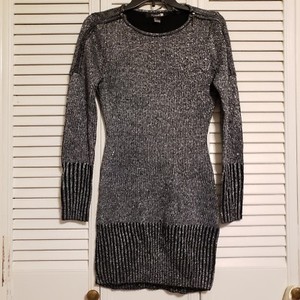 shimmer sweater dress