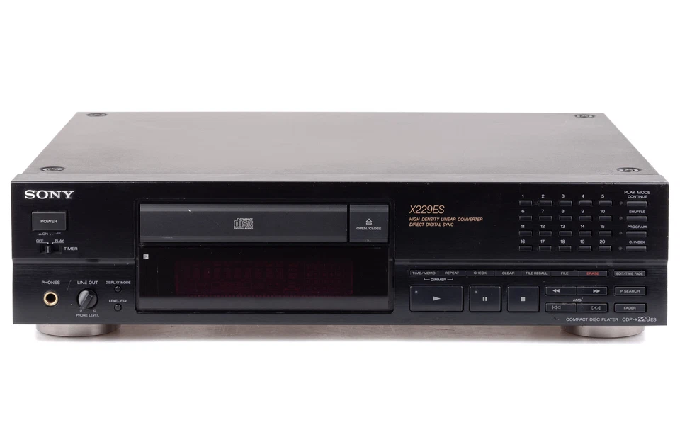Sony CDP-X229ES CD Player ES Serie / Toslink / gewartet 1 Jahr Garantie [2]