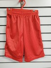 Alleson Lined Red Mesh Basketball Shorts Elastic Waist Drawstring Youth Small 