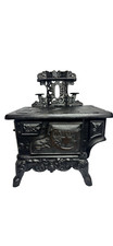 Vintage Crescent, Cast Iron Toy / Miniature Wood Burning Stove