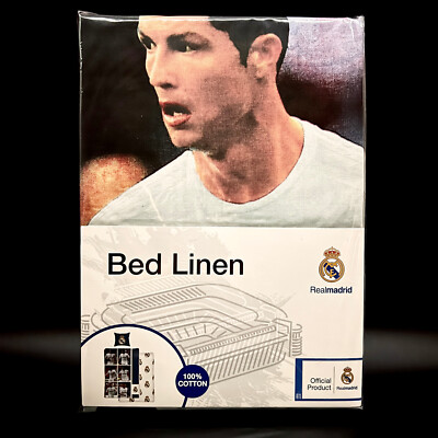 Bettwäsche Set REAL MADRID | 150 x 210 cm | Offizielles Produkt | NEU & OVP