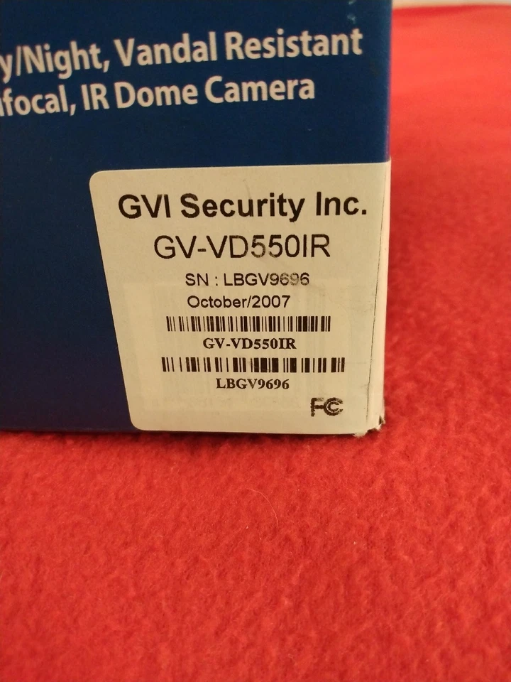 Geovisio-VD550IR 1/3 True Day/Night,Varifocal Weather Resistant Vandal IR Camera - Image 4 of 4
