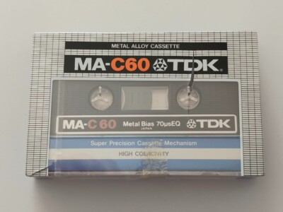 TDK MA-C 60 Tape Cassette SEALED Japan Market