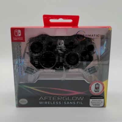 Nintendo Switch Controller PDP LLC Wireless Afterglow Deluxe Mehrfarbig RGB LED