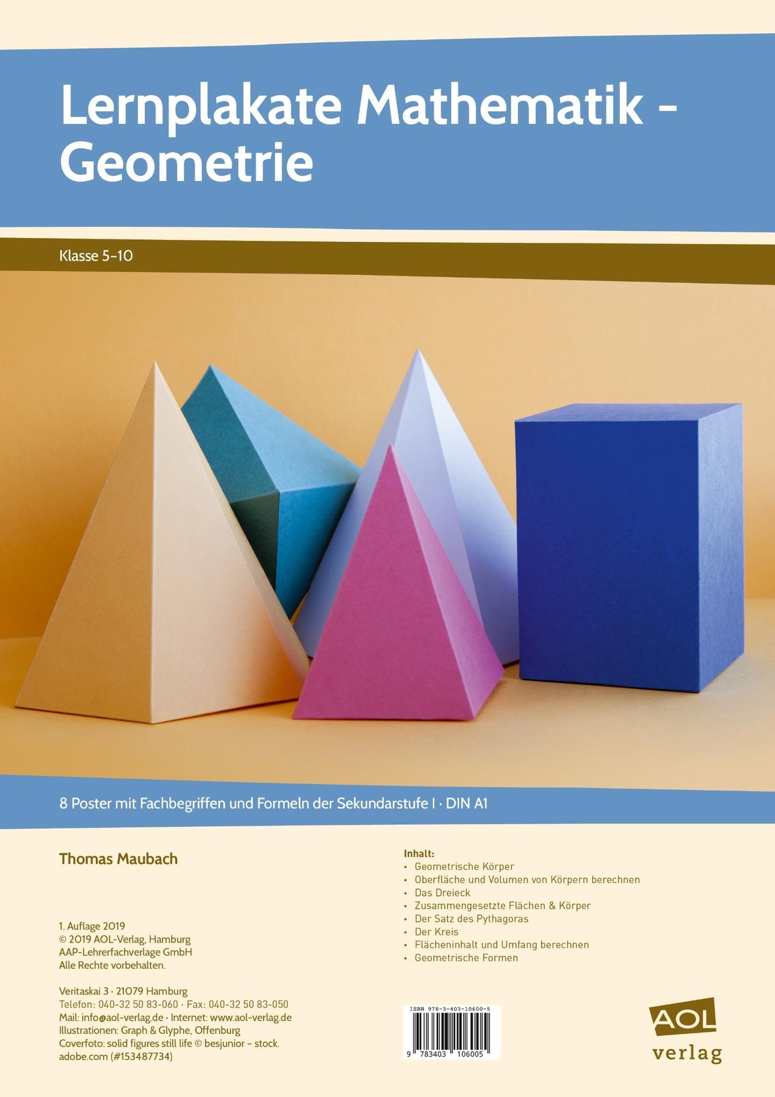 Thumbnail - Lernplakate Mathematik - Geometrie | Thomas Maubach | Poster | Poster