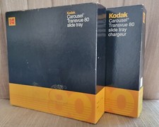 2 Kodak Carousel Transvue 80 Slide Each 
