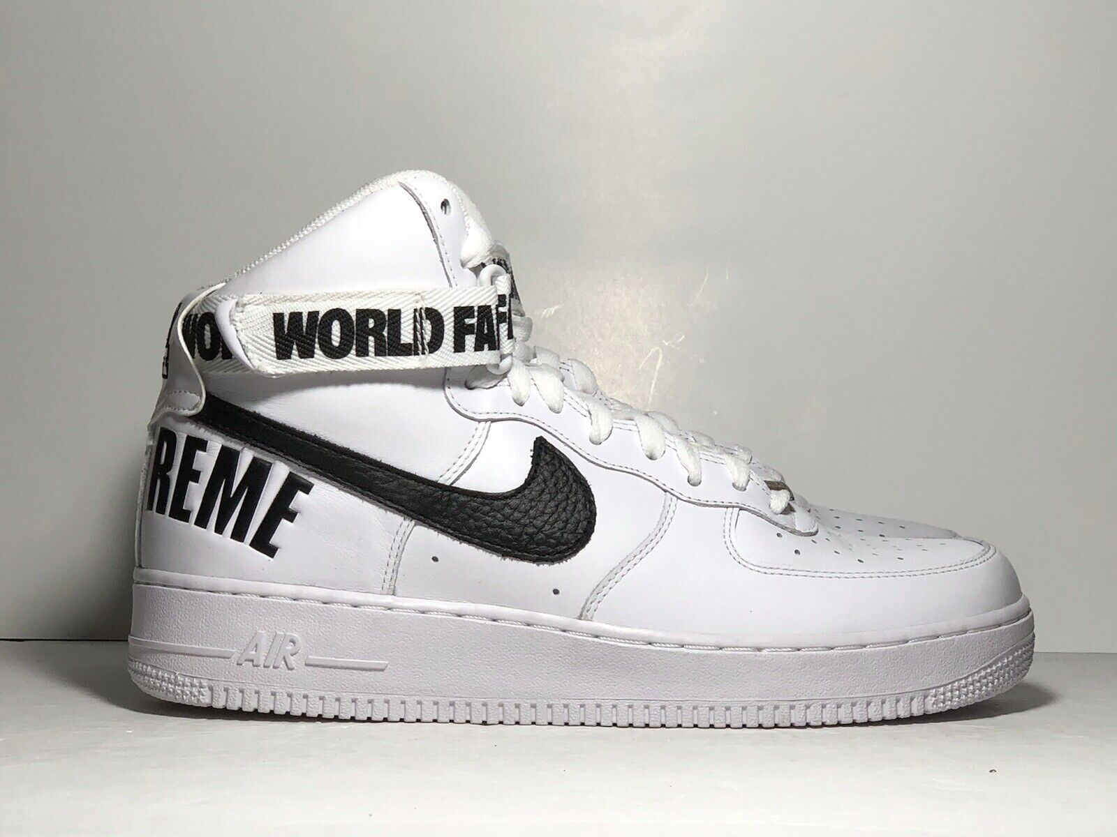 Size+10+-+Nike+Air+Force+1+High+SP+x+Supreme+Red+2014 for