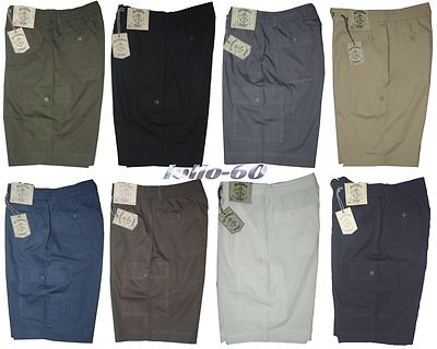 Herren Shorts M L XL XXL 3XL Bermuda Taschen SEA BARRIER leichte Baumwolle