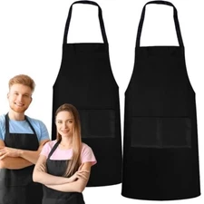 2-pack kitchen adjustable bib apron