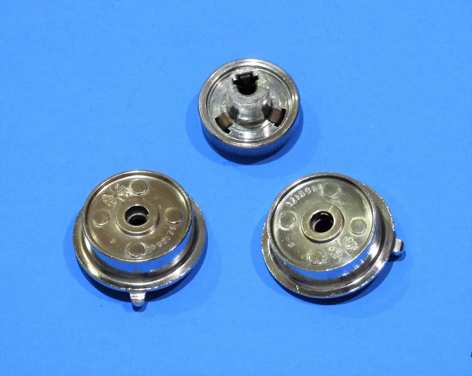 1969 1970 CADILLAC ELDORADO DEVILLE FLEETWOOD CALAIS OEM RADIO KNOBS - 3pcs. - Image 3 of 3