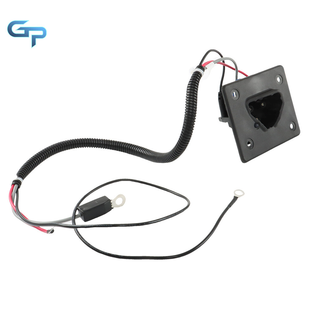 For EZGO TXT / RXV Charger Receptacle 48V Golf Cart W/ Delta-Q