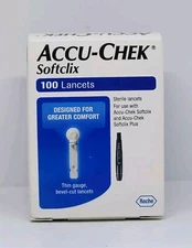 Accu-Chek Softclix Lancets 100 Count New in Box Expiration 11/30/2025