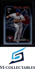 2024 Topps Chrome #290 Davis Schneider Lightboard Logo Refractor 1706