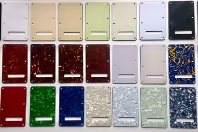 Backplate für Fender Stratocaster, Vintage/Modern Strat Tremolo Cover ++ Farben