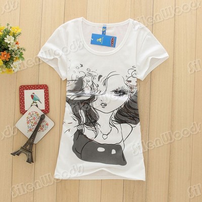Best Savings for Cartoon Summer Fashion Women Short Sleeve T Shirt Blouse Primer shirt Tops Tee Best Savings for Cartoon Summer Fashion Women Short Sleeve T Shirt Blouse Primer shirt Tops Tee