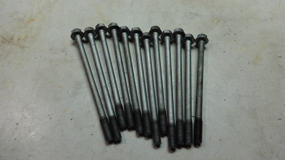 87 KAWASAKI ZX750F ZX 750 KM174B. ENGINE CYLINDER HEAD BOLTS | eBay
