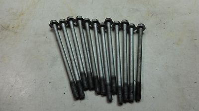 87 KAWASAKI ZX750F ZX 750 KM174B. ENGINE CYLINDER HEAD BOLTS | eBay