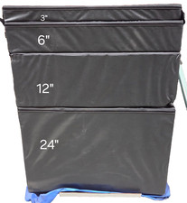NEW! SOFT PLYOBOX - SET OF 5 (BLACK)  - 24 , ...