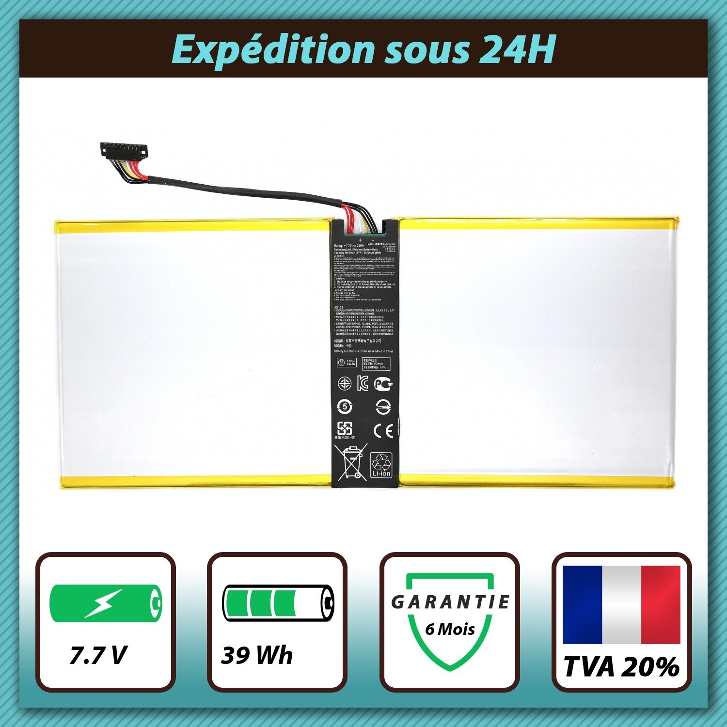 Batterie Asus C21N1603 durable pour redonner vie à votre ordinateur portable