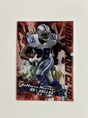 2014 Topps Chrome - 1000 Yard Club Red Refractor #22 DeMarco Murray /99 Cowboys
