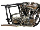 1970-1984  Harley Davidson FL Shovelhead Dual Crossover Chrome Exhaust System