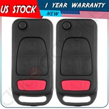 2 Remote Car Key Shell For Mercedes-benz Ml500 Ml320 Ml350 2002 2003 2004 2005
