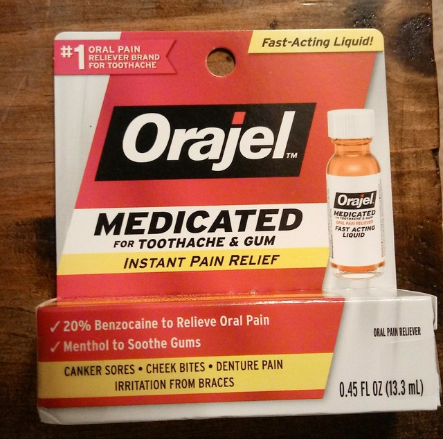 orajel maximum strength toothache pain relief liquid  oz  sale