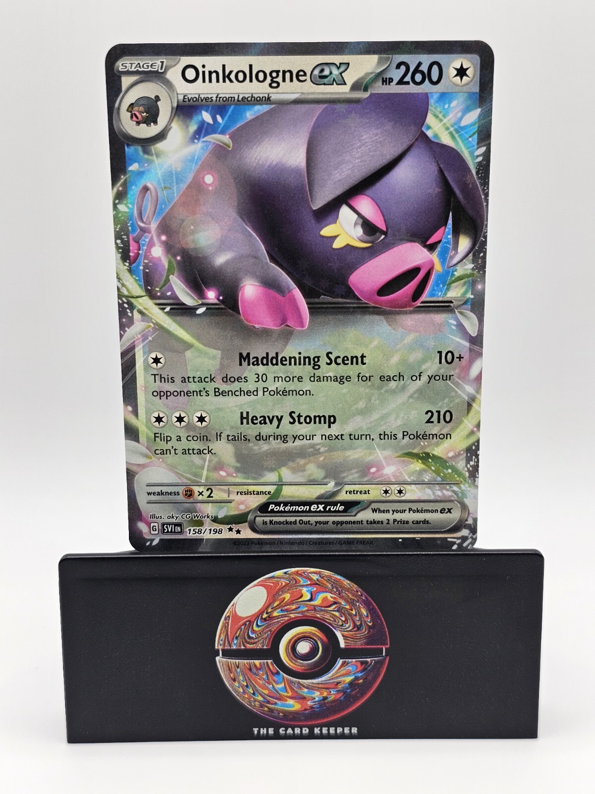 Pokémon TCG - Oinkologne ex - 158/198 - SV01: Scarlet & Violet Base Set - NM