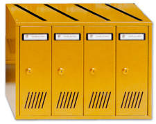 CASSETTA POSTALE SILMEC 31706 6 ELEMENTI BRONZO