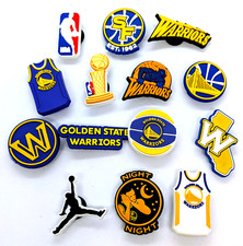 Golden State Warriors Shoe Charms 14pcs Basketball Cool Gift Set Lot