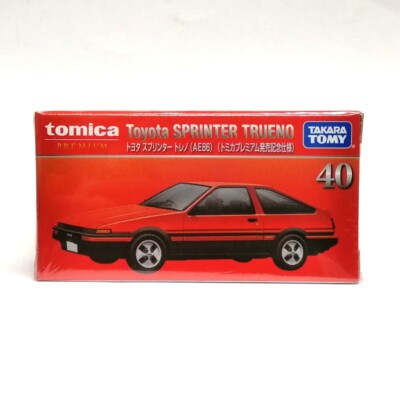 TOMICA PREMIUM 40 TOYOTA SPRINTER Trueno AE86 1/60 TOMY Diecast