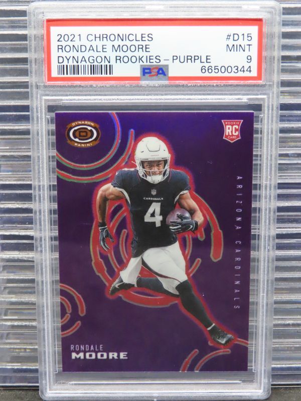 Rondale Moore Panini Chronicles Dynagon Rookies #D15 Purple