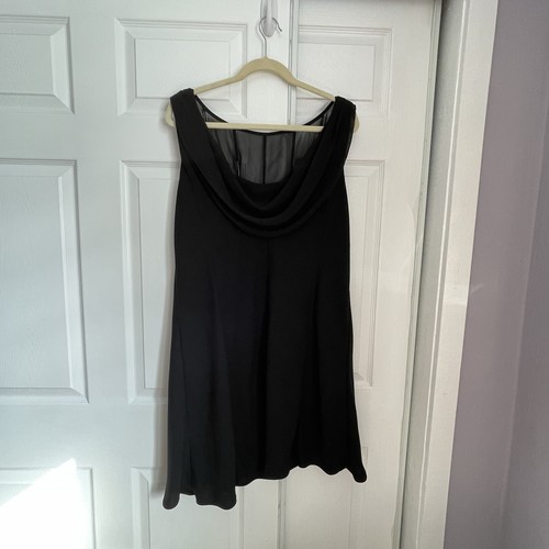 Jones New York Woman Black Lined Fit&Flare Cocktail Dress Worn Once Sz. 20W - Picture 3 of 8