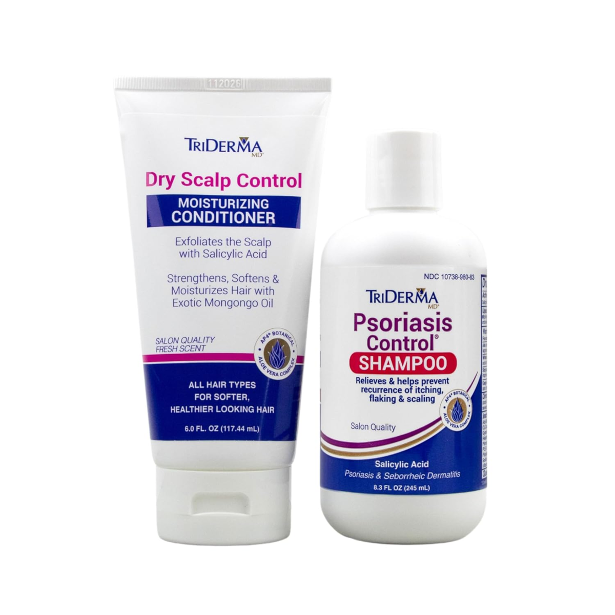 Triderma_Psoriasis Control Shampoo & Dry Scalp Control Conditioner Hair  Care Set
