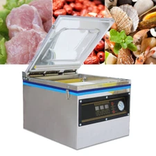 800W Commercial Vacuum Sealer Chamber Packing Sealing Machine Food Saver 110V