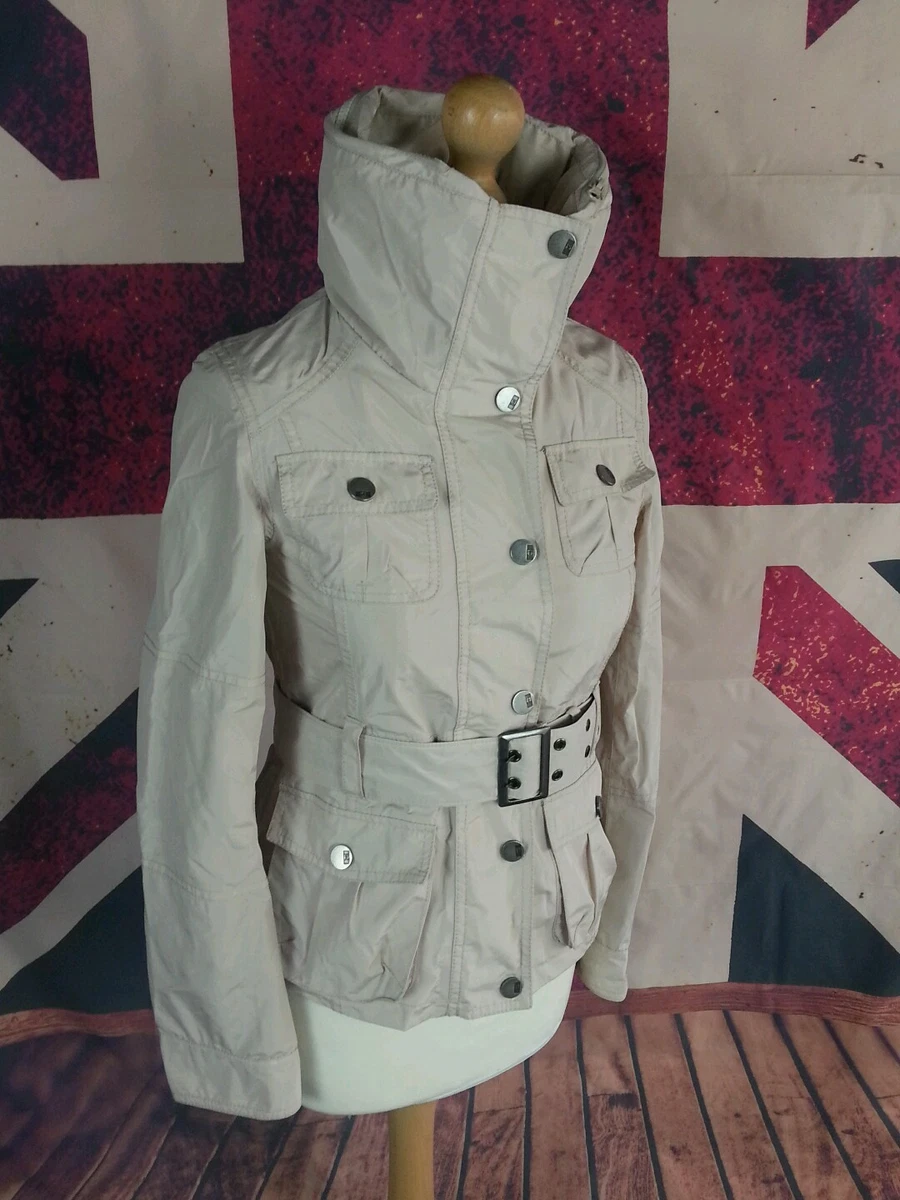 Ladies cream waterproof jacket sale