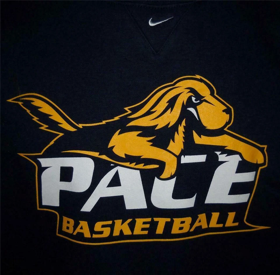 Nike Pace University Setters NCAA Crew Sweatshirt BASKETBALL Blue Mens M  - Image 2 of 4