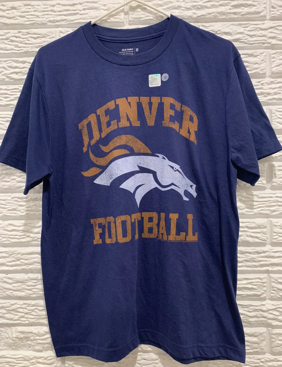 Denver broncos shirts old clearance navy